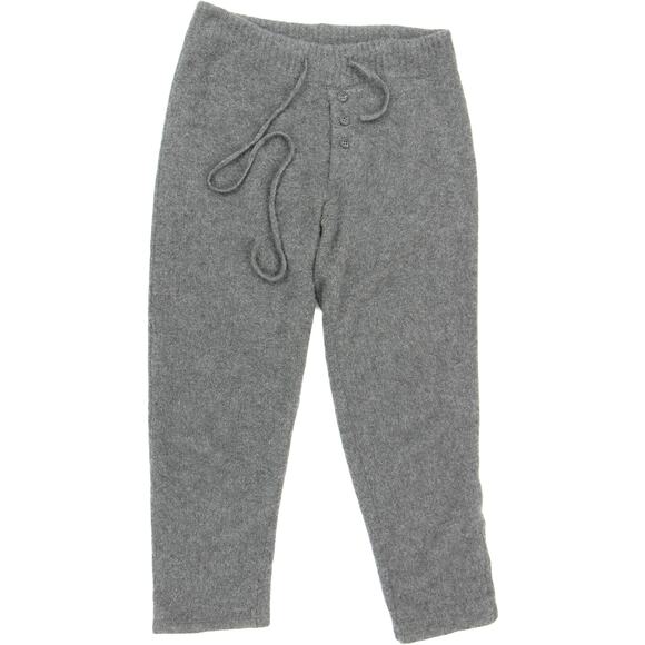 James Perse Gray Cashmere Pull On Drawstring Gray Track Pants Jogger 2 - Picture 1 of 5